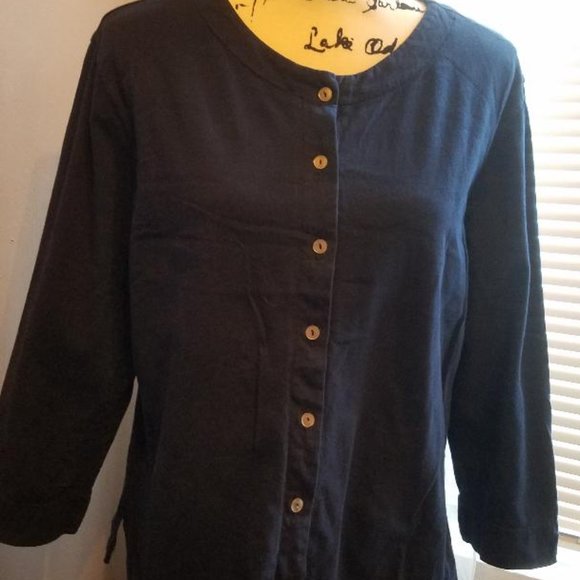 Blue comfy Icantoo long sleeved top - Picture 2 of 3